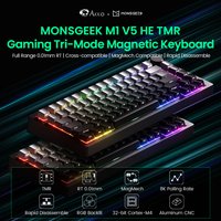 Akko MONSGEEK M1 V5 TMR Rapid Trigger Gaming Keyboard with Magnetic/Mechanical Switches 8K RGB Hot-swap Aluminum Keyboard Gasket image 4