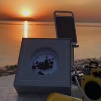(ABLP) Magnetic Liquid Pickup Music Rhythm Lamp Ferrofluid Equipment Visual Music Pickup Desktop Sound Partner Desk Decoration