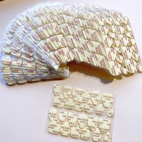 KANIU 5PCS Reusable Kraft Paper Jelly Adhesive Removable Nail Adhesive Tabs Double Paper Sticker For Pressing On Nails Stickers