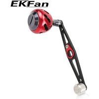 EKfan Aluminum Alloy Fishing Reel Handle 112MM Handle & 35MM Knob 8*5mm Hole For Baitcasting Fishing wheel accessories