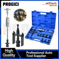 PROGICI 12-teiliges 8-25MM Motorrad Blindlager-Abzieher Werkzeugset Gleithammer Pilot-Einsatz Innenlager-Ausbauwerkzeug-Set