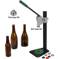 Bench Bottle Capper 26mm 29mm Crown Cap Adjustable Metal Bottle Capper Manual Beer Bottles Capper for Beer Wine Soda Homebrew
