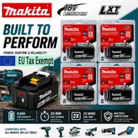 Batterie de remplacement au lithium-ion 18 V 6,0 Ah, compatible avec les outils Makita BL1860B, BL1850B, BL1840B LXT.