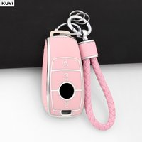 Fashion TPU Car Key Case Cover Keychain Fob For Mercedes Benz A C E S G Class GLC CLE CLA GLB GLS W177 W205 W213 W222 X167 AMG