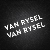 AliExpress NONE MTB Road Bike VAN RYSEL Frame Decal Sticker Cycling Cross Beam Handlebar Reflector Stickers Bicycle Decorative Cycle Accessories