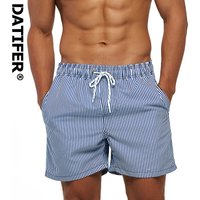 DATIFER Summer Men Beach Print Shorts Surfing Swimwear Fitness Workout Trunks Male Sportswear With Pockets Pants