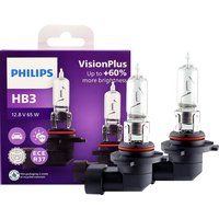 Philips HB3 9005 12V 65W P20d VisionPlus 3250K Bright Light Up to 60% Vision Halogen Original Car Lamps Headlight 9005VPS2