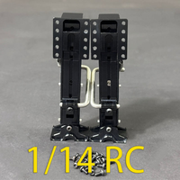 Metal Simulation Support Leg Decoration 1/14 RC Truck for SCANIA Tamiya 770S R620 for VOLVO ACTROS AROCS Model Car DIY Parts