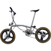 AliExpress NONE Titanium Tri Fold Folding Bike, 20 Inch 11 Speed Disc Brake Portable 53T 20