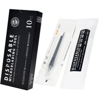 New Disposable Microblading Tools 0.15mm 18 Pins U-Shape Microblading Pens Nano Microblading Supplies Eyebrow Tattoo Pen Blades