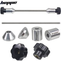 HEPPE Bicycle Wheelset Truing Stand Repair Tool Bike Hub Rim Tuner 12/15/20mm to 9mm QR Thru Axle Adaptor 100x15 100x12 142x12