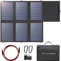 ALLPOWERS SP026 Solar Panel 18V 60W Foldable Solar Charger with DC USB USB-C Output for Powerstation Camping Laptop Phone Riding