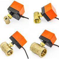 1/2" 3/4" 1" 2" motorisierter Kugelhahn 220V 12V 24V Messing elektrischer Kugelhahn Dreiadriger oder zweizeiliger Messingkugelhahn