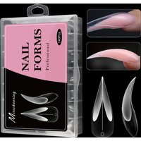 New Eagle Claw Nail-Forms 140pcs Crystal Extension Tips For Quick Gel Nails Paperless Nail Art Kit With Claw Shaped Design Salon