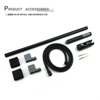 High Quality Shower Rod Brushed Gold Wall Mounted Adjustable Slide Shower Rod Brass Hand Shower 1.5M Hose Bathroom Accessories