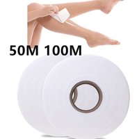 1 Roll 50m 100m Nonwoven Wax Strips For Hair Removal Body Cloth Hair Remove Wax Paper Rolls Hair Removal Epilator High Quality