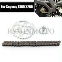 For Segway X160 X260 Motorcycle Transmission Chain Gear Set Gear Drive Sprocket For Surron Light Bee X