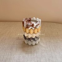 French Marble Jewelry Tray Stone Bobble Catchall Luxury Bedroom Decor Unique Shape Desktop Organizer