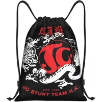 AliExpress Jackie Chan Drawstring Backpack Sports Gym Sackpack 1976 Jackie's Stunt Team Obscura String Bag for Cycling