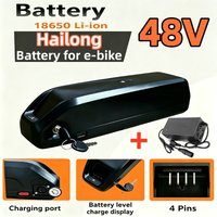 EU-Lager, Elektrofahrrad-Hailong-Akku 48V USB 18650 BBS02 BBS03 BBSHD 20Ah 30Ah 40Ah 300W/500W/800W/1000W Achteckiger Elektrofahrradmotor, +54.6V2A Ladegerät