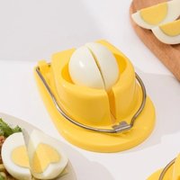 Handheld Boiled Egg Slicer Labor-saving Rust Resistant Songhua Eggs Divider Efficient Two Cutters Egg Cutter Home
