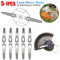 1-5pcs Stainless Steel Lawn Mower Blade Mowing Machine Blades 1.5mm For Grass Trimmer Brush Cutter Lithium Electric Lawn Mower A