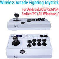 Wireless Arcade Fight Stick – Model: STK-T01 , Compatible with PS3, PS4, Android, iOS, Switch & PC