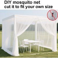 DIY Mosquito Nets Garden Outdoor Camping Mosquito Net Huntting Dormitory Tent Picnic Cut Fit Size 2*3 3*3/4/5/6 5*10m Netting