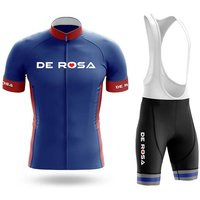 AliExpress NONE Men's summer de rosa cycling jersey set, lightweight breathable short sleeve top, 3D padded shorts, road cycling apparel