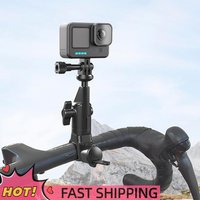 Motorcycle Bicycle Holder 360 Rotating Motorcycle Bike Camera Holder for Insta360 DJI Action Camera