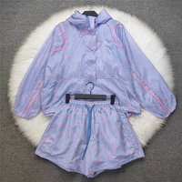 Green Tie-dye Sun-protective Clothing Suit Women's 2026 Summer New Lightweight Breathable Hooded Sun Protection Two-piece