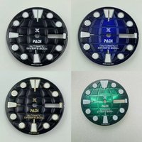 Japanese 28.5mm S-logo green luminous dual-date dial, suitable for NH36 Japanese automatic movement S-logo watch parts.