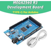 Eco-friendly MEGA2560 R3 (ATmega2560-16AU CH340G) Development Board Type-C Port For Arduino MEGA 2560 REV3 With Type-C Cable