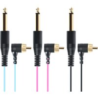 Rechtwinklig RCA Stecker Tattoo Clip Cord Kabel Linie Rotary Tattoo Maschine Power Zubehör Permanent Make-Up Tattoo Liefert
