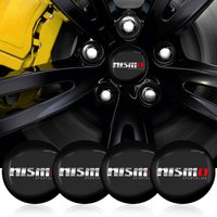 For Nismo Nissan Almera Tiida Sunny QASHQAI Skyline Juke X-TRAI 4pcs 56/60mm Car Wheel Center Covers Badge Hub Cap Accessories