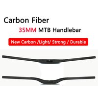 Newest Down Hill Bike 3K Matt Full Carbon Fibre Handlebar Downhill Mountain Bicycle Rise Flat Handlebar boost 35mm*720-800mm