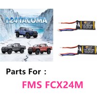 FMS FCX24M Battery 7.4V 380mAh 2S / Charging Cable / Use For FMS FCX24M R/C Car Parts