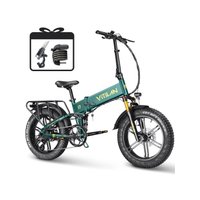AliExpress Vitilan i7 Pro 3.0 E-bike For Adults 750W Motor Folding E-Mountain Bike 48V20Ah 20 Inch Fat Tire Off Road Electric Bike