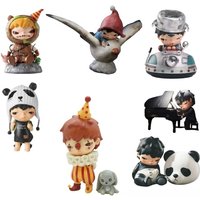 POPMART Product Hirono Big Family Combination Series Hanging Card Panda Figure-maker Limited Edition Exquisite Collectible Gifts