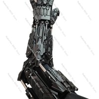 Cyberpunk Mecha Arm Exoskeleton for Cosplay, Sci-Fi Movie Props, Adjustable Robot Arm Costume Gear for Fans, Futuristic Film