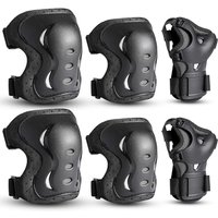 AliExpress NONE 6Pcs kids Knee Pad Elbow Pads Guards Protective Gear Set for Roller Skates Cycling Skateboard Inline Skatings Scooter