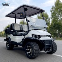 4 Wheel 4 Seater Mini Lift Off-Road Street Legal Hunting Club Car Bus Sport Touring Electric Golf Cart with 72V Lithium Battery