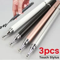 3/1Pcs Smart Tablet Phone Universal 2 in 1 Capacitive Stylus Pen Drawing Pens for iPhone/Android All Capacitive Touch Screens