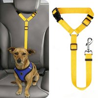 1PC Pet Car Safety Belt Dog Chest Harness Buckle Headrest Restraint for Small to Medium Dogs