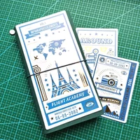 Fromthenon Travelers Notebook Writing Mat Soft Pvc Grid Ruler Board Planner Journal TN Accessories Student Stationery