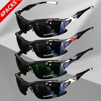 Spolaryzowane na zewnątrz modne okulary sportowe dla mężczyzn i kobiet, wiatroszczelne, odpowiednie do baseballu, biegania, wędkowania, golfa i jazdy