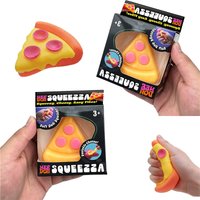 Needoh Sensory Squeezzza Pizza Relief Fidget Toy Sensory Stress Anxiety Calm Down ADHD Non-toxic Squeeze Stretch for Kids Adults