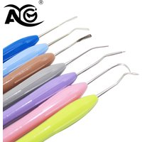 AG 7Pcs/Set Dentistry Resin Filler Set Plastic Dresser With Silicone Handle Aesthetic Restoration Kit Dental Tools