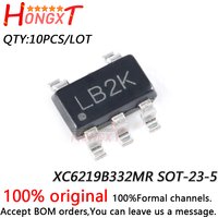 10PCS 100% NEW UMW XC6219B332MR SOT-23-5 3.3V/500mA.Chipset