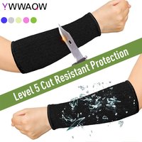 1Pair Cut Resistant Sleeves, Burn Heat Resistant Arm Sleeve Protectors Protective Forearm Sleeves Cooking Gardening